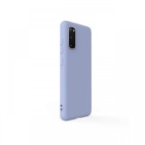 Husa Samsung Galaxy S20 Lemontti Silicon Soft Slim Lavender Gray