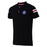 Paris Saint Germain tricou polo Sleeve Stripe black - XXL