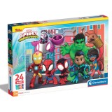 Puzzle Clementoni Maxi, Marvel Spidey Amazing Friends, 24 piese