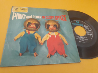 VINIL PINKY &amp;amp; PERKY-PINKY AND PERKY IN OUTER SPACE DISC COLUMBIA 1965 foto