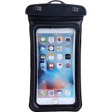 Husa subacvatica matte cushion waterproof flippy, snowproof, universala, cu snur, pentru telefon sau documente, negru