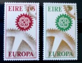 Irlanda 1967 Europa Cept serie 2v neștampilata, Nestampilat