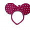 Cordeluta pentru fetitecu urechi de Minnie-Midex E5291-F, Fucsia