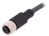 Cablu Conectare M12 4 Pin 5m 250VAC 4A PUR