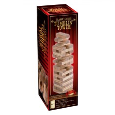 Joc de Societate Tumblin Tower, Lemn, 48 Piese