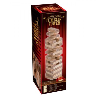Joc de Societate Tumblin Tower, Lemn, 48 Piese foto