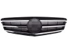 Grila masca fata fata MERCEDES Clasa C (W204), 03.2007-2014, 3 ornamente cromate; type AVANGARDE; negru; TUNING,