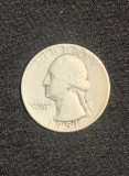 Moneda Argint Quarter Dollar 1951-D SUA, 6.25g, 0.900 Fine Silver, 24.26mm