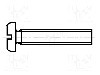 Surub M2,5, otel, 8mm, cap rotund, BOSSARD, M2.5X8/BN344