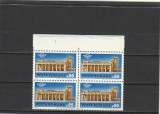 ROMANIA 1972 LP 796 - 100 ANI GARA DE NORD BUCURESTI BLOC DE 4 MNH