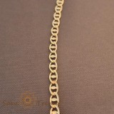 Cumpara ieftin Lant unisex placat cu aur, model egiptean, 55 cm