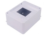 Carcasă albă pentru aparatură modulară IP30 5 module ABS