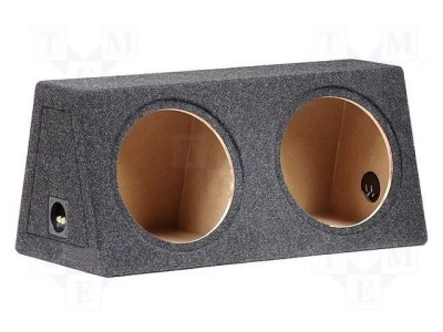 Carcasă difuzor BASSER MDF melanj negru 300mm &amp;Oslash; orificiu 282mm foto