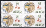Spania 1984 - Omul și Biosfera, Bloc de 4, MNH, Nestampilat