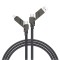 Cablu date/incarcare SJ886, 4in1, 60W, USB A/C, lightning, 100cm