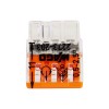 Clema Doza Compacta Wago 2273-203, 3P, 0.5-2.5mm&sup2;, 24A, 450V, Conductor Rigid/Semirigid