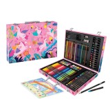 HAPPI HOBBI ART CASE SET DE DESEN DELUXE CU 100 DE ACCESORII FANTEZIE UNICORNI