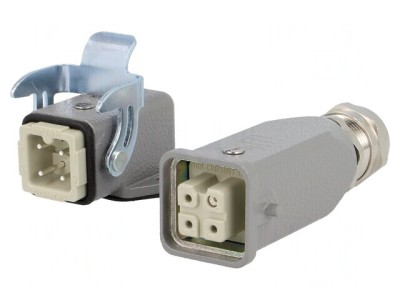 Conector HDC Tată-Mamă Soclu-Mufă Set Complet Han Kit foto