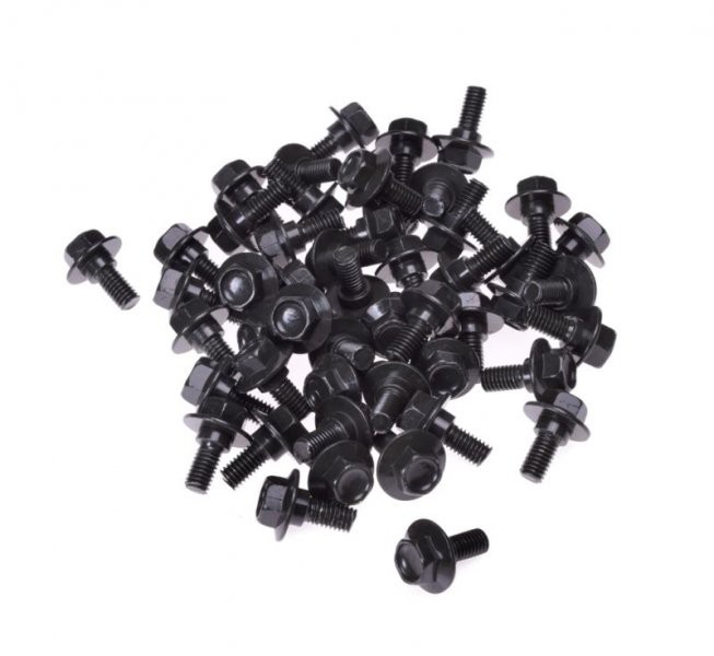 Surub prindere carene cu distantier, filet M6x14, culoare negru Cod Produs: MX_NEW AA0303