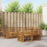 vidaXL Seturi de canapele 7 pcs natural Lemn Solid de Acacia 3374969