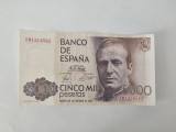Spania 5000 Pesetas 1979 Noua