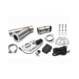 Kit cut off valve V evacuare auto cu telecomanda si colier V-band 63 mm inox Cod: TYV001/63