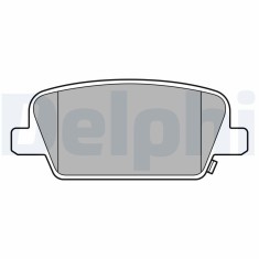 DELPHI LP3554 set placute frana disc