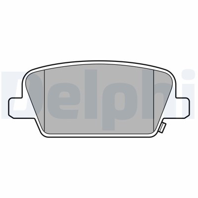 DELPHI LP3554 set placute frana,frana disc foto