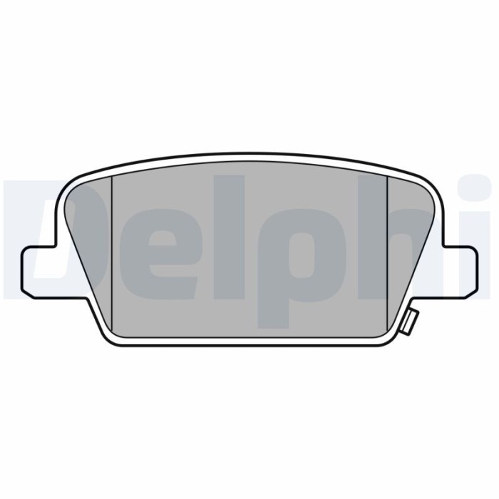 DELPHI LP3554 set placute frana,frana disc