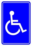 Disabled Parking Symbol sign