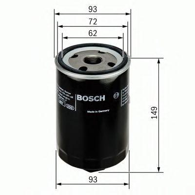 Filtru ulei AUDI A4 (8E2, B6) (2000 - 2004) BOSCH F 026 407 004 foto