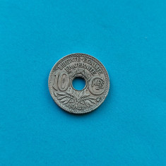 10 Centimes 1941 Franta-zinc-mai Rar