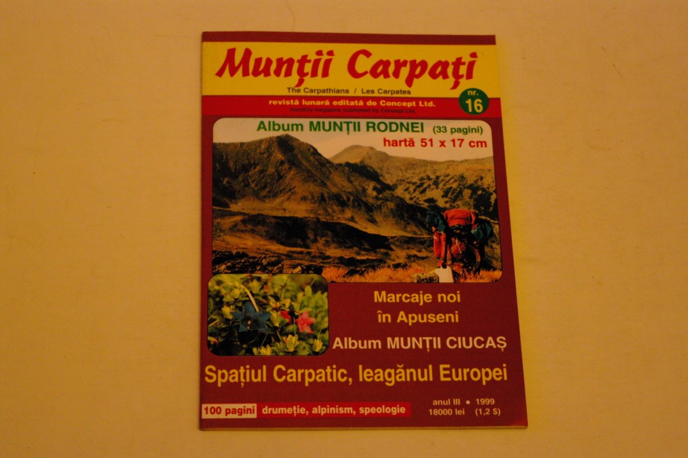 Revista Muntii Carpati nr. 16 - Album Muntii Rodnei | Okazii.ro