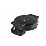 Aparat de facut gofre HWF-F1200BK, 1200 W, invelis antiaderent, termostat ajustabil, Negru