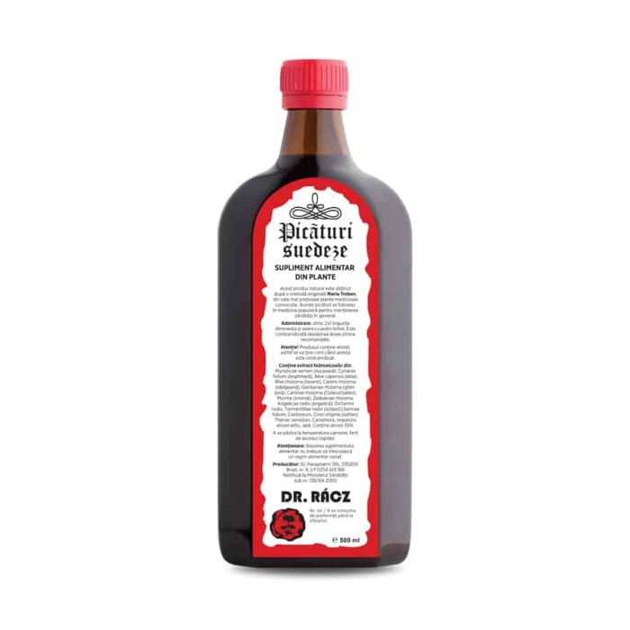 Bitter, Picaturi Suedeze, 500 ml, Parapharm Bitter, Picaturi Suedeze, 500 ml, Parapharm