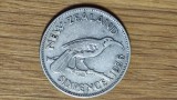 Cumpara ieftin Noua Zeelanda -moneda de colectie- 6 pence 1936 argint -George V- superba !, Europa