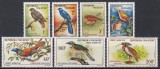 Madagascar 1963 - Păsări, Serie + PA, MNH, Nestampilat