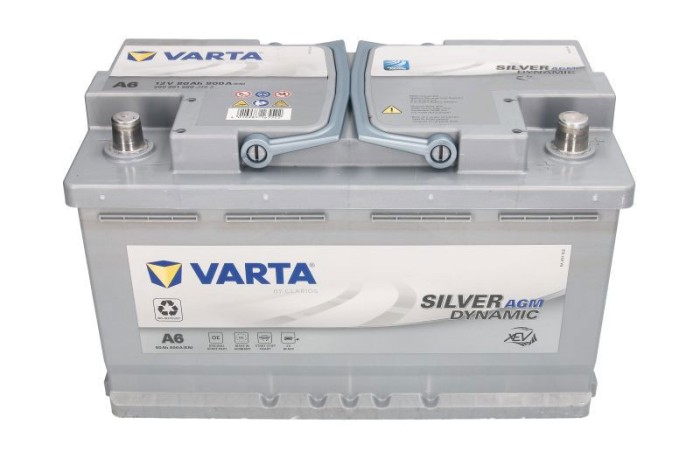 Acumulator auto Varta Silver Dynamic A6 12V 80AH AGM Start-Stop 509898 580901080J382
