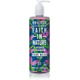 Faith In Nature Lavender &amp; Geranium Săpun natural pentru m&acirc;ini cu esente de lavanda 400 ml