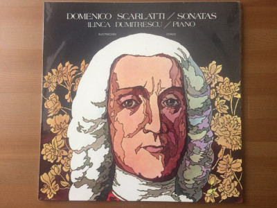 domenico scarlatti pian ilinca dumitrescu sonatas disc vinyl lp muzica clasica foto