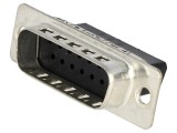 Conector D-Sub 15-Pini Tată fără Contacte 25.3mm, TE Connectivity