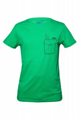 Tricou SOHO NY, bumbac 100%, verde, pentru barbati foto