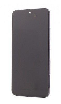 LCD Samsung Galaxy S22+ 5G, S906, Negru + Rama, foto