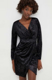 Cumpara ieftin Answear Lab rochie culoarea negru, mini, drept
