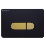 Cumpara ieftin Capac de toaletă Pacific negru-auriu pentru setul K-50 Slim