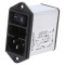 Conector alimentare AC SCHURTER soclu tată 2A 250V C14 ecranat
