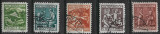 B0709 - Austria 1924 - Caritas 5v. stampilat,serie completa
