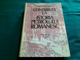 CONTRIBUȚII LA ISTORIA PETROLULUI ROMANESC/ CONSTANTIN M. BONCU/ 1971/DEDICAȚIE