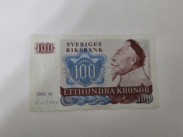 Suedia 100 Kronor 1982