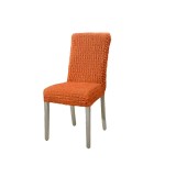 Cumpara ieftin Set 6 huse scaune fara volane Caramiziu- HEP97